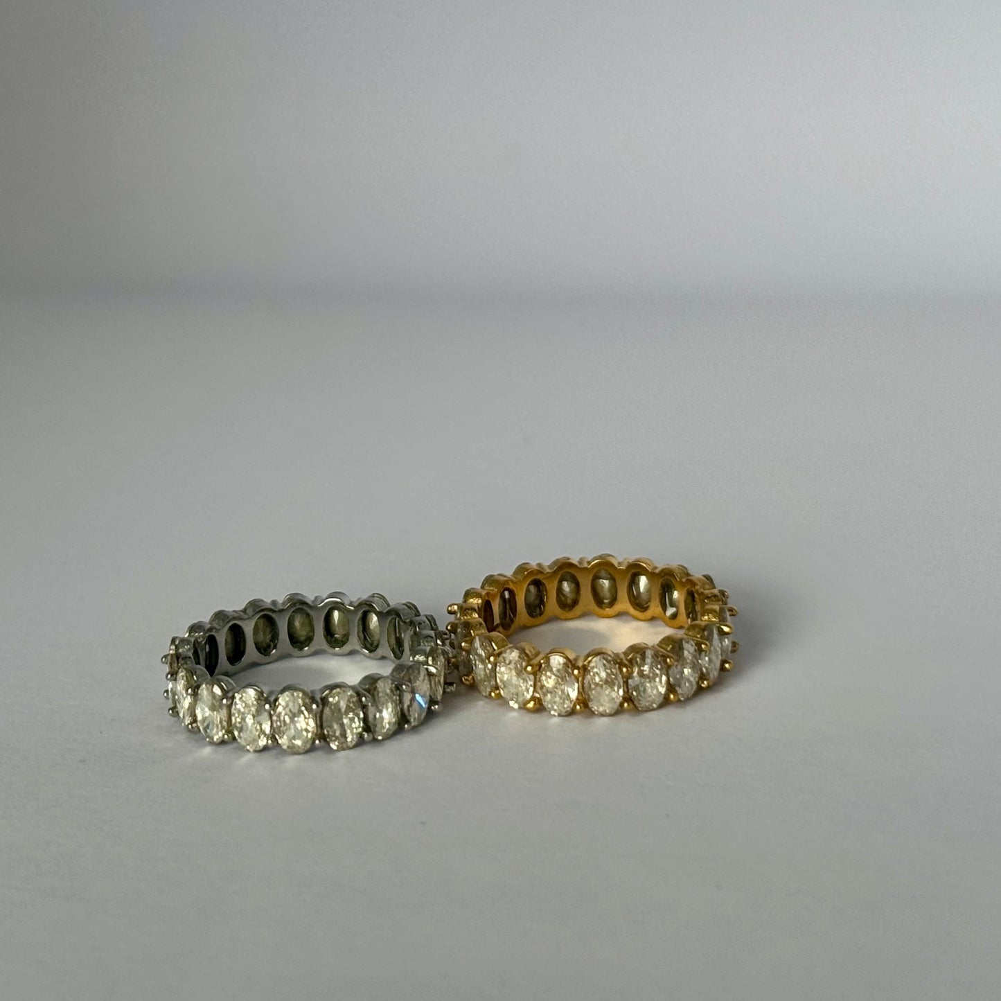 Oval Crystal Band